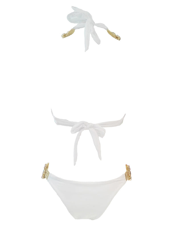 Emma One-Piece Swimsuit - White-3