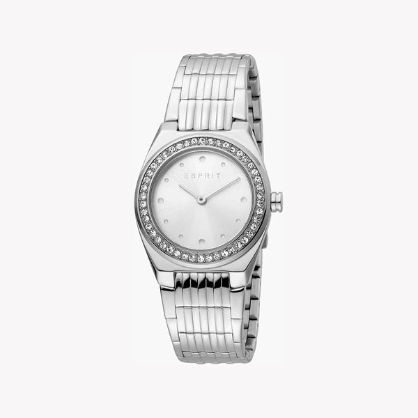 ESPRIT Women's Watch with Silver Stainless Steel Case and Silver Stainless Steel Band-0