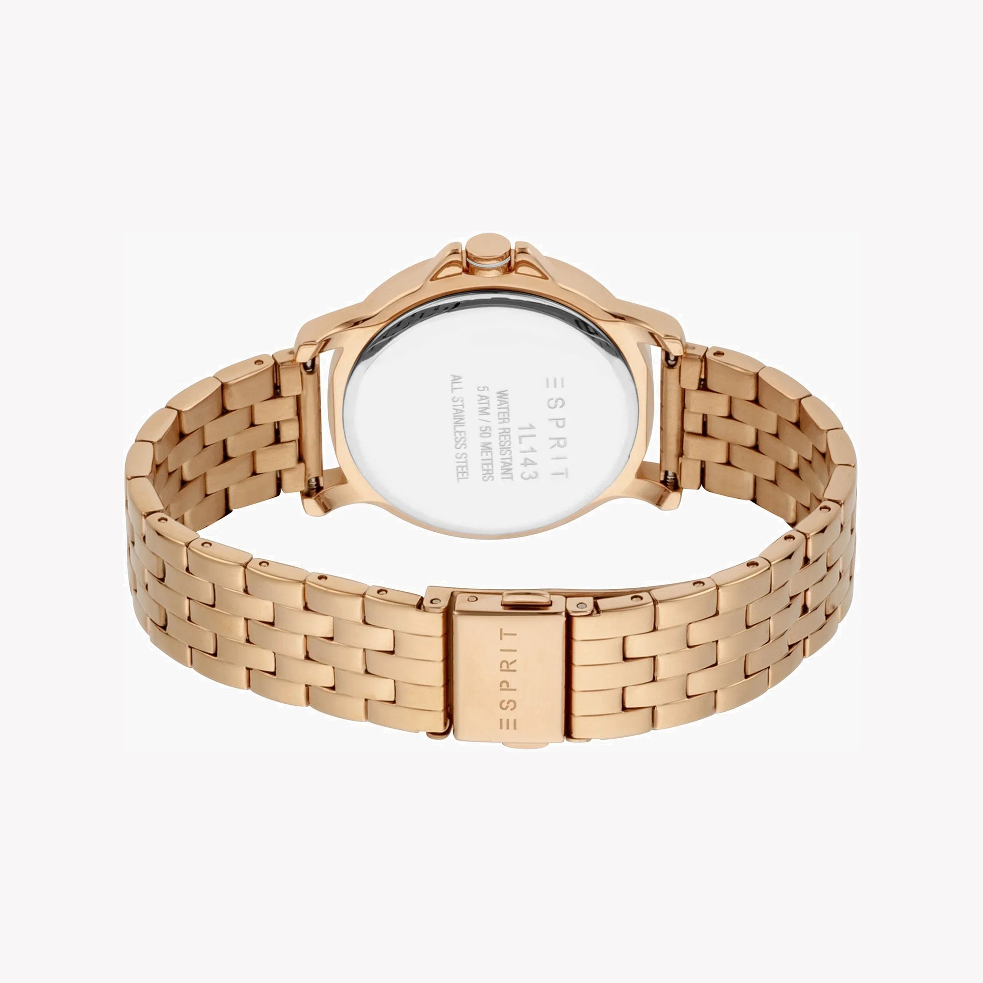 ESPRIT Women's Watch with Rose Gold Stainless Steel Case and Rose Gold Stainless Steel Band-2