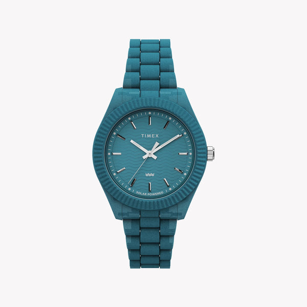 TIMEX WOMEN'S LEGACY OCEAN BLUE - SUSTAINABLE STYLE WITH SOLAR POWER-0