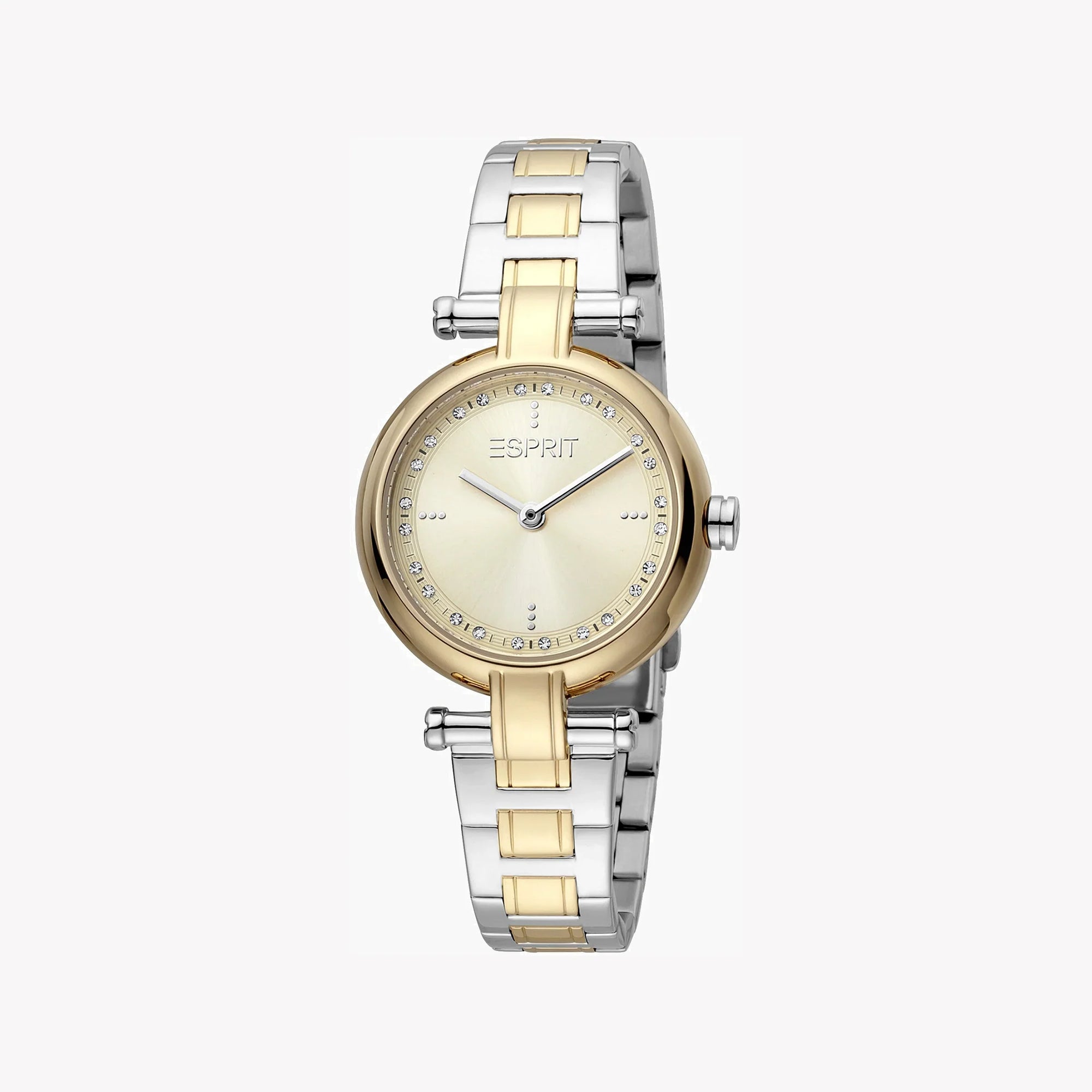 ESPRIT Women's Watch with Silver Stainless Steel Case and Silver & Gold Stainless Steel Band-1