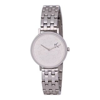 PIERRE CARDIN Women's Watch with Silver Metal Case and Silver Metal Band-0