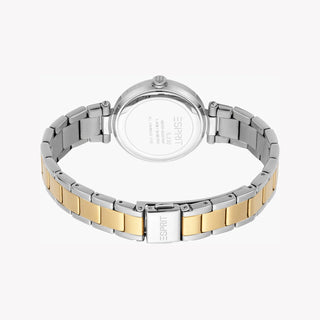 ESPRIT Women's Watch with Silver Stainless Steel Case and Silver & Gold Stainless Steel Band-3