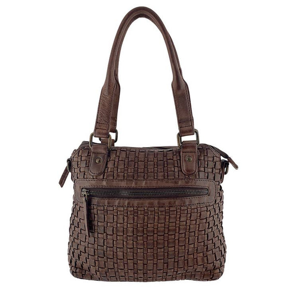 Linda Braided Leather Shoulder Bag-3