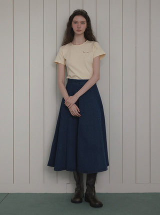 [TWEE] Verto Flare Denim Skirt-0