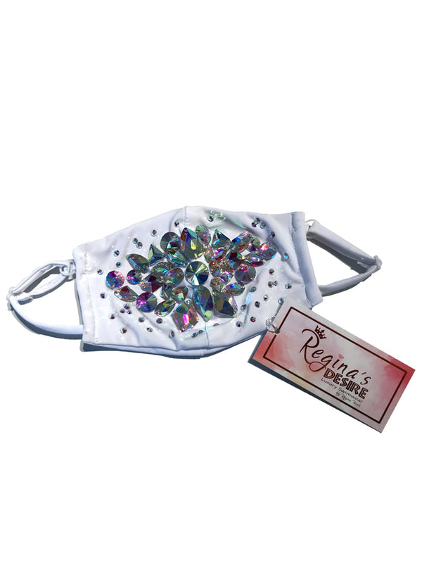 Shine Crystal Mask - White-4