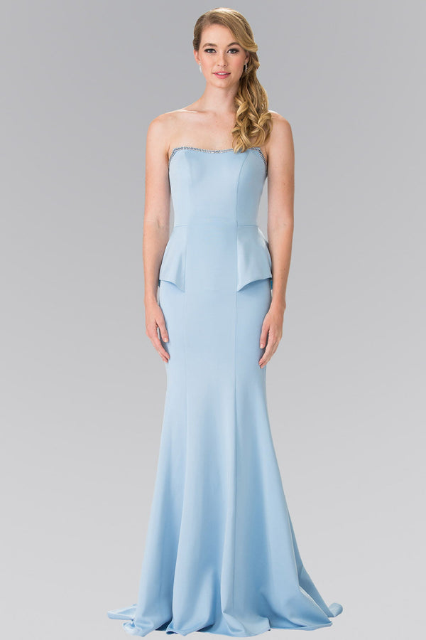 Strapless Mermaid Long Dress-0