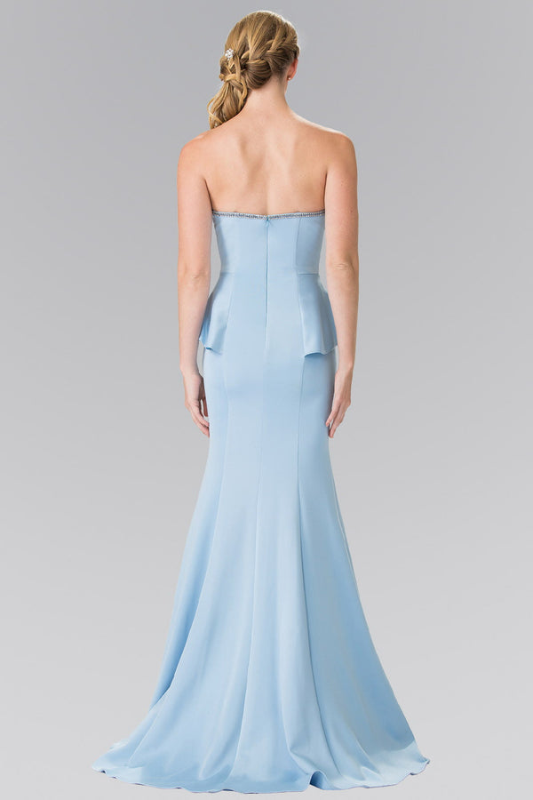 Strapless Mermaid Long Dress-1