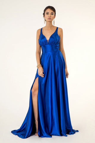 Mesmerizing High Slit A-line Dress by Elizabeth K-6