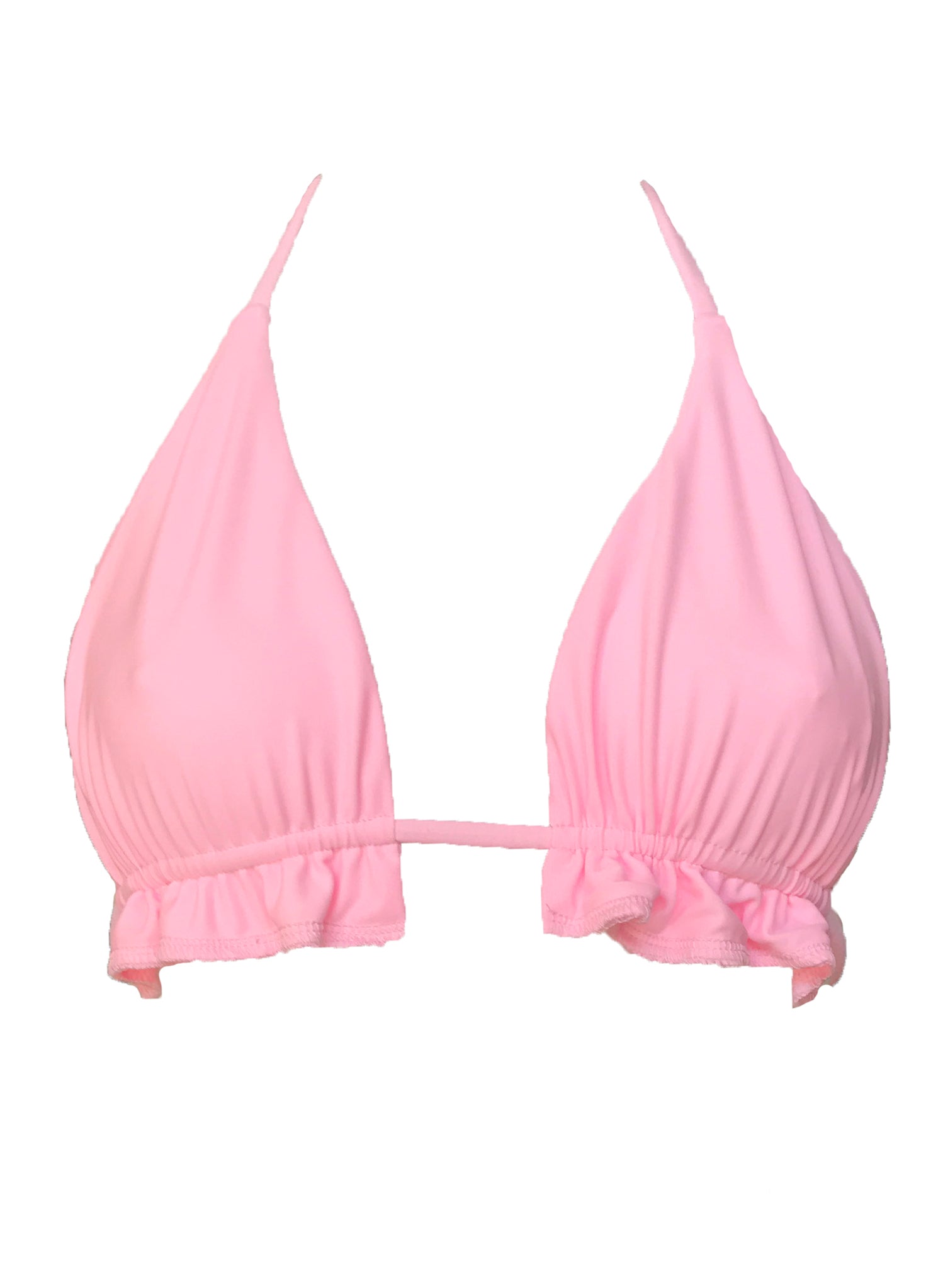 Hanna Triangle Top - Baby Pink-0