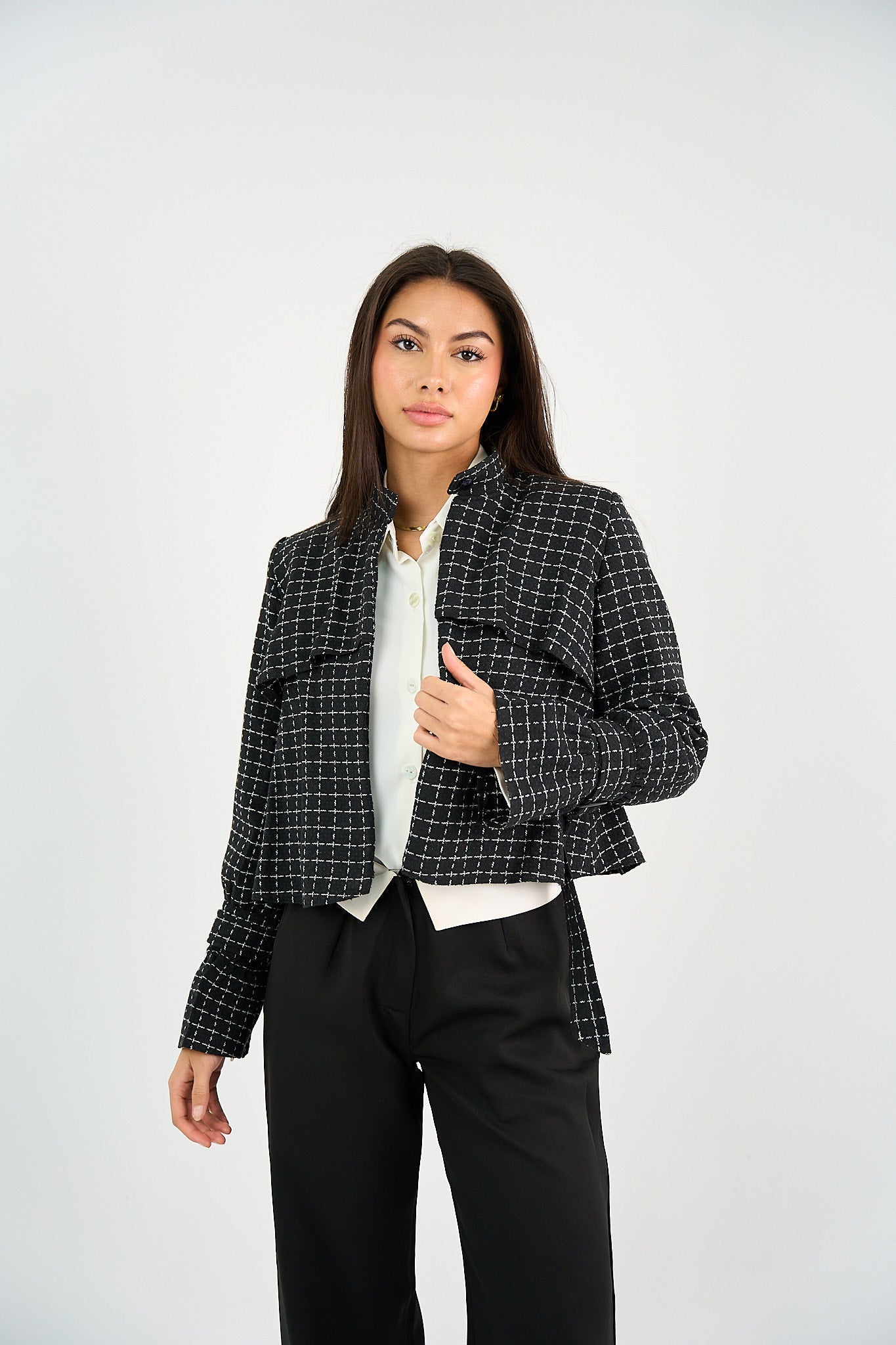 Trench Jacket - Tweed-4