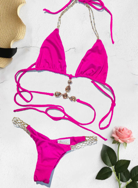 June Triangle Top & Tango Bottom - Pink-4