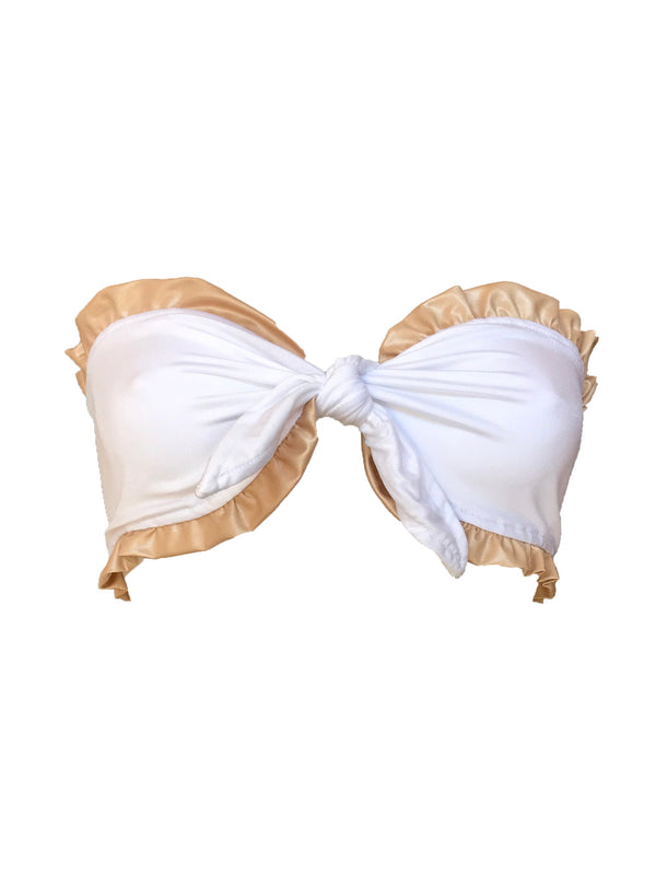 Lexy Bandeau Top - White-0