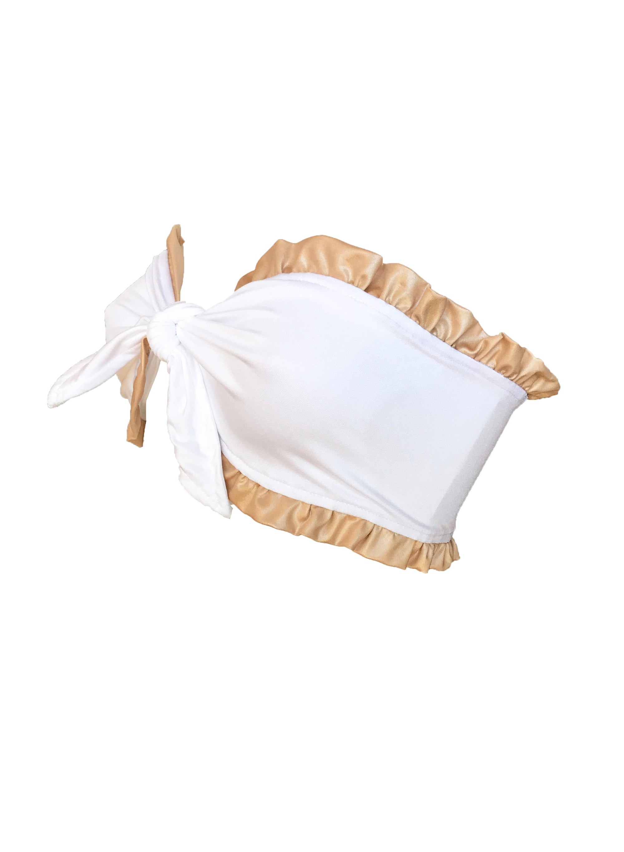 Lexy Bandeau Top - White-1