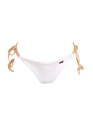 Maya Thong Bottom - White-0