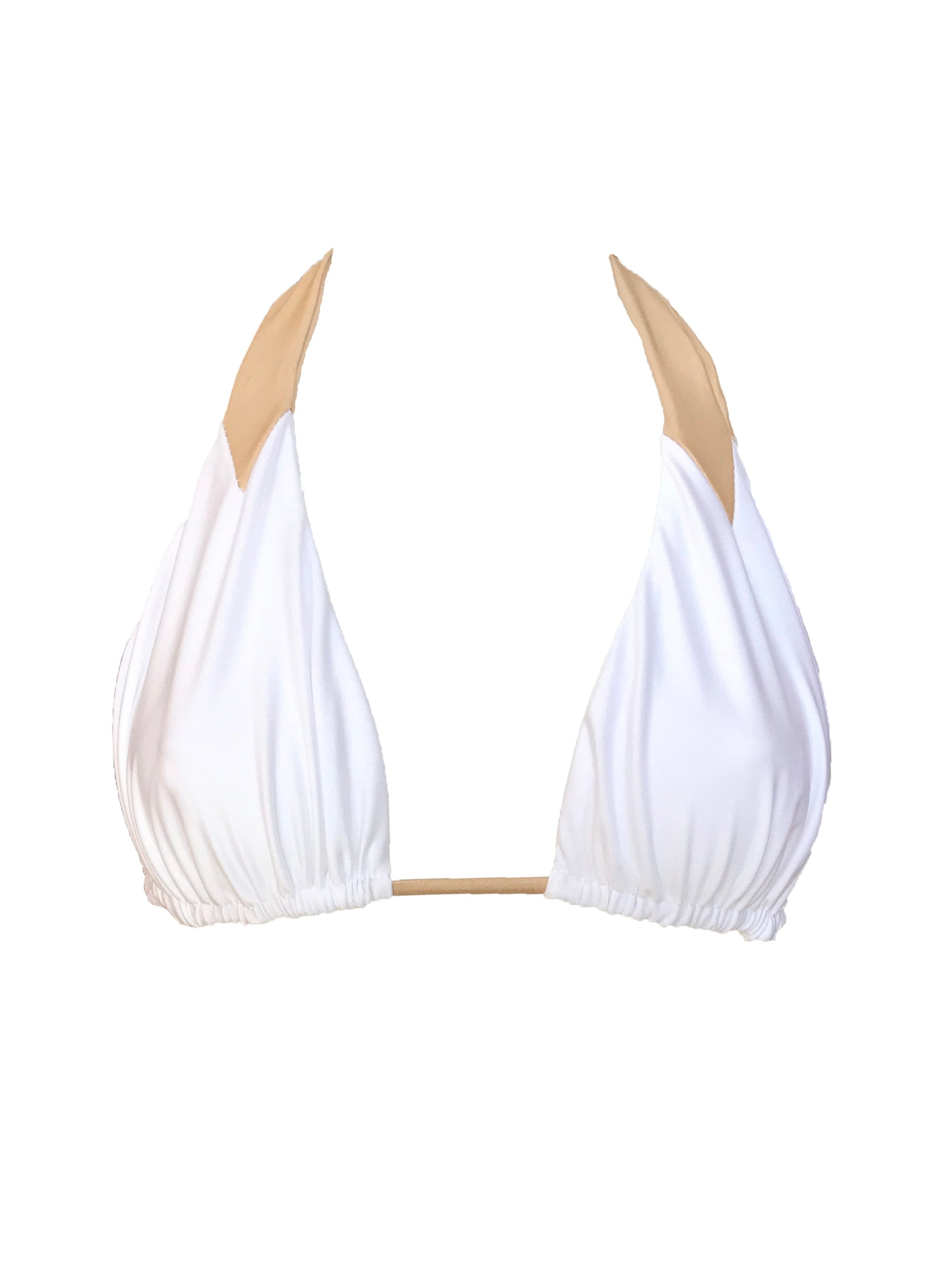 Mira Halter Top - White-0