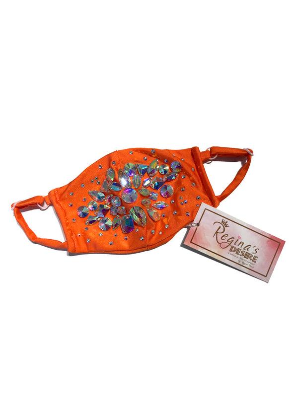 Shine Crystal Mask - Orange-2