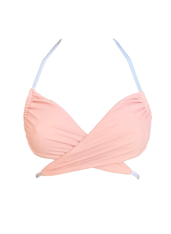 Niké Wrap Top - Powder Pink-0