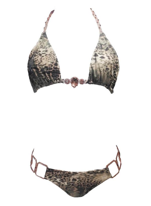 Rachel Triangle Top & Skimpy Bottom - Ocelot-0