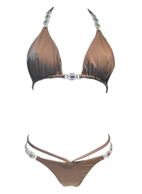 Shanel Triangle Top & Tango Bottom - Brown-1