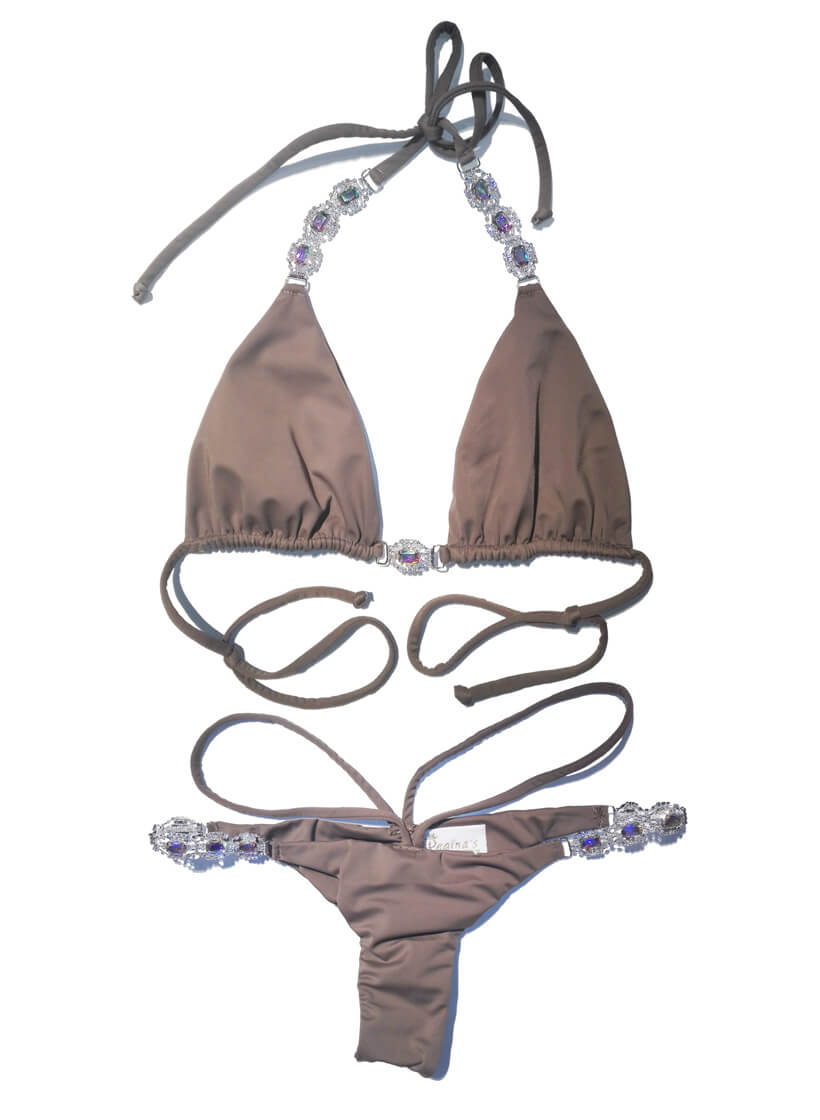 Shanel Triangle Top & Tango Bottom - Brown-4