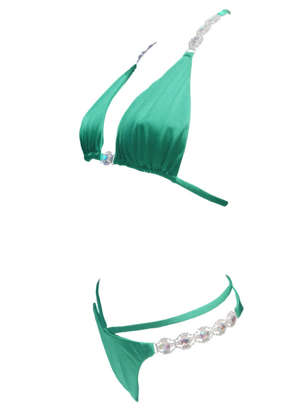 Shanel Triangle Top & Tango Bottom - Green-4