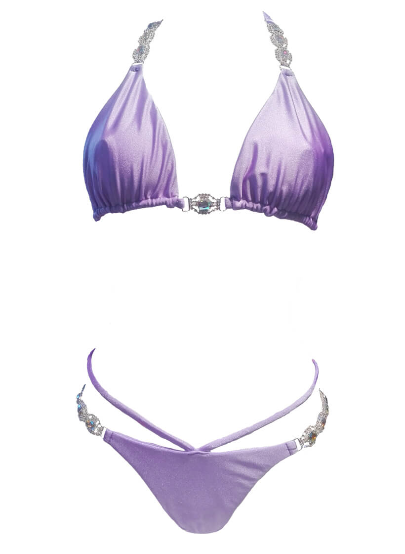 Shanel Triangle Top & Tango Bottom - Purple-2