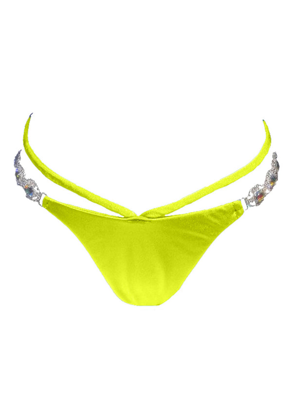 Shanel Tango Bottom - Neon Yellow-0