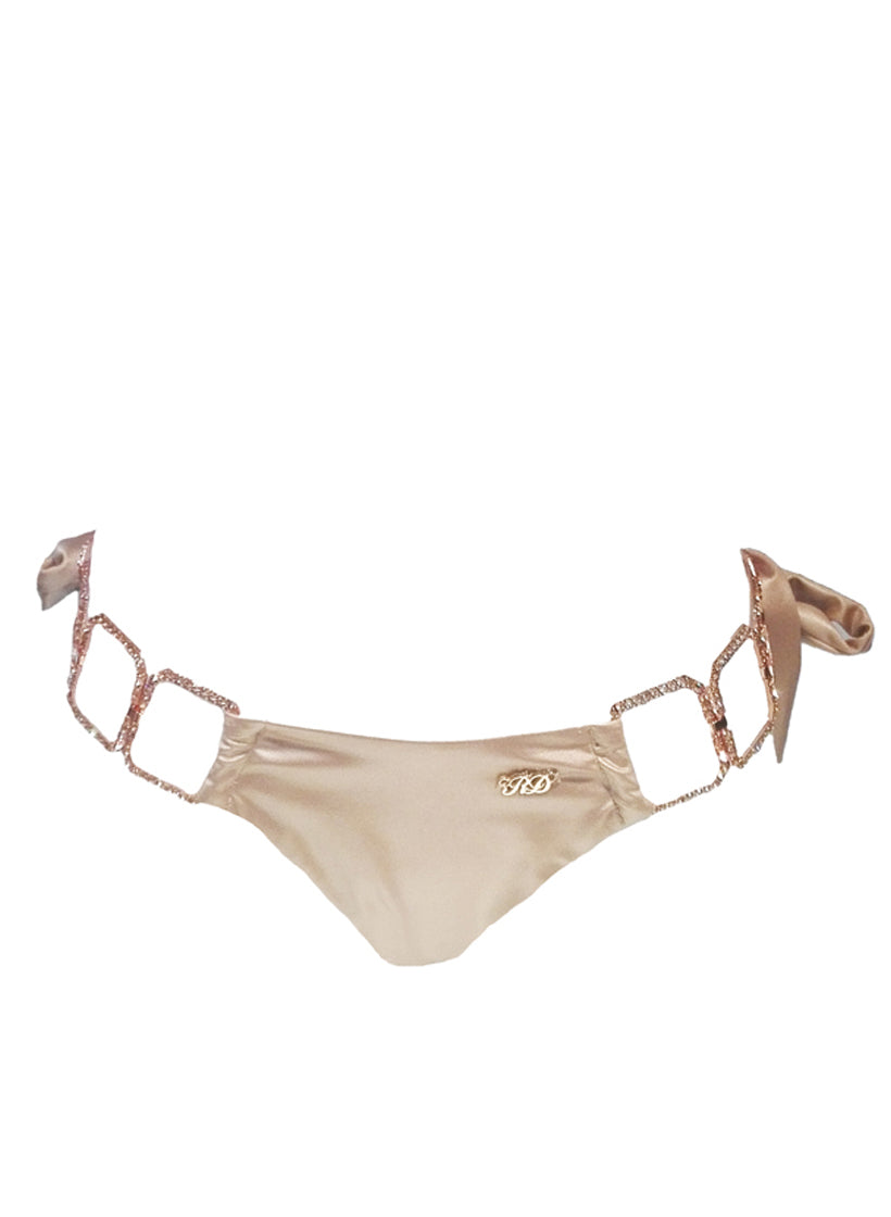 Tessa Tie Side Bottom - Gold-0