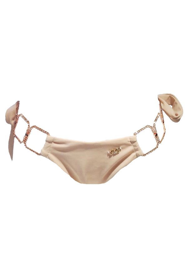 Tessa Tie Side Bottom - Nude-0