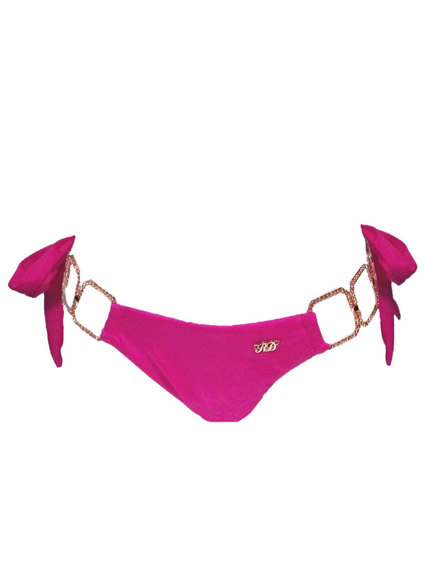 Tessa Tie Side Bottom - Pink-0