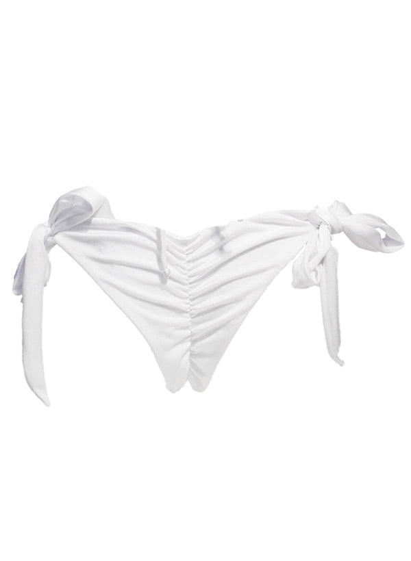 Tessa Tie Side Bottom - White-1