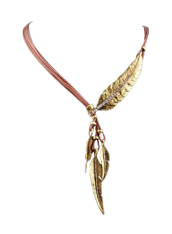 Tribal Feather Necklace-1