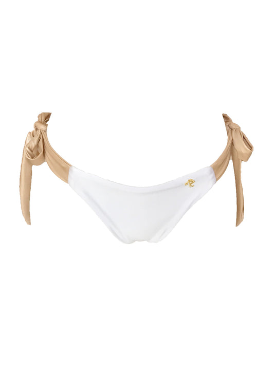 Trish Tie Side Bottom - White-0