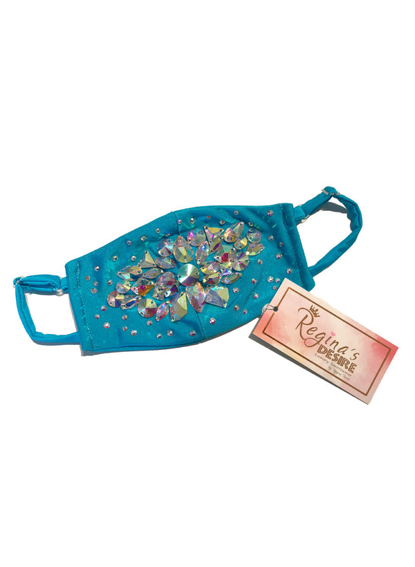 Shine Crystal Mask - Turquoise-2