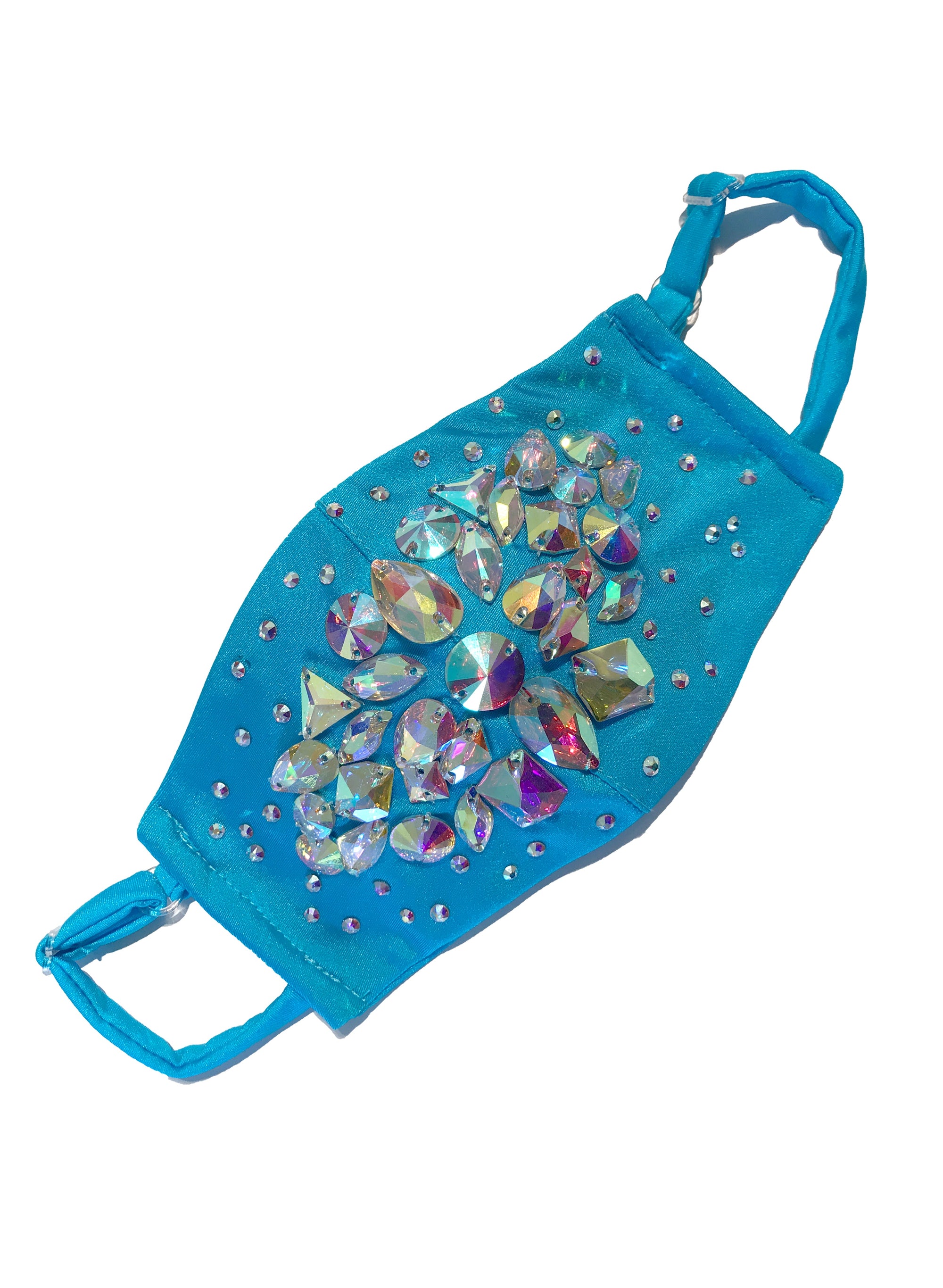 Shine Crystal Mask - Turquoise-3