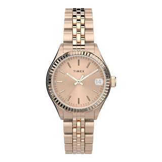 TIMEX Women's Watch with Rose Gold Stainless Steel Case and Rose Gold Stainless Steel Band-0