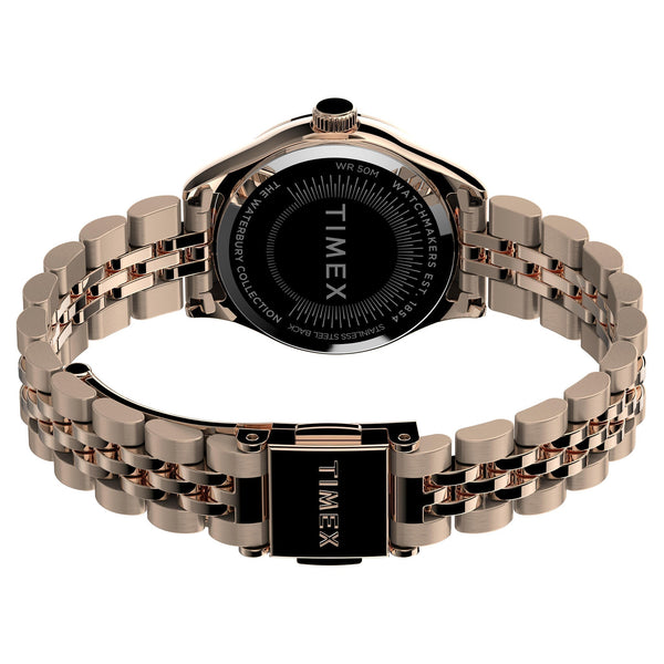 TIMEX Women's Watch with Rose Gold Stainless Steel Case and Rose Gold Stainless Steel Band-3