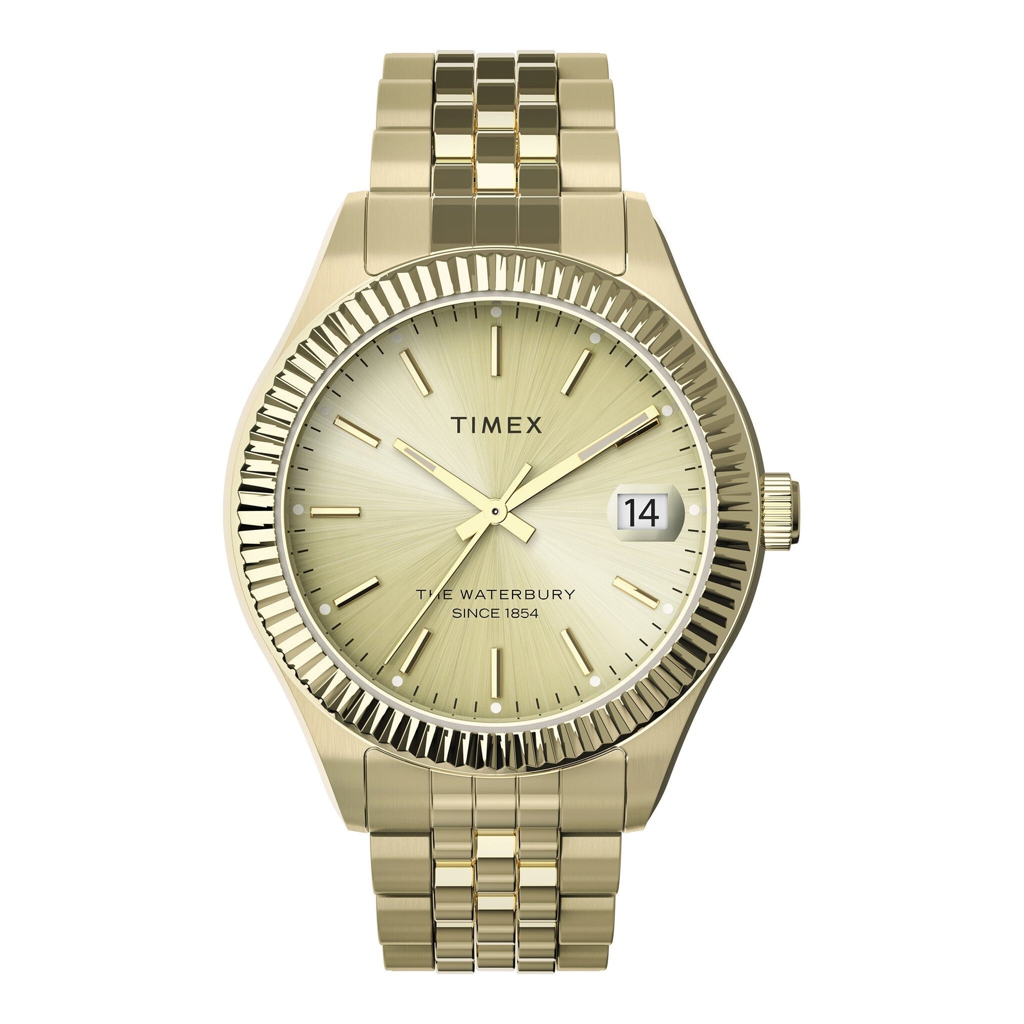 TIMEX Women's Watch with Gold Stainless Steel Case and Gold Stainless Steel Band-0