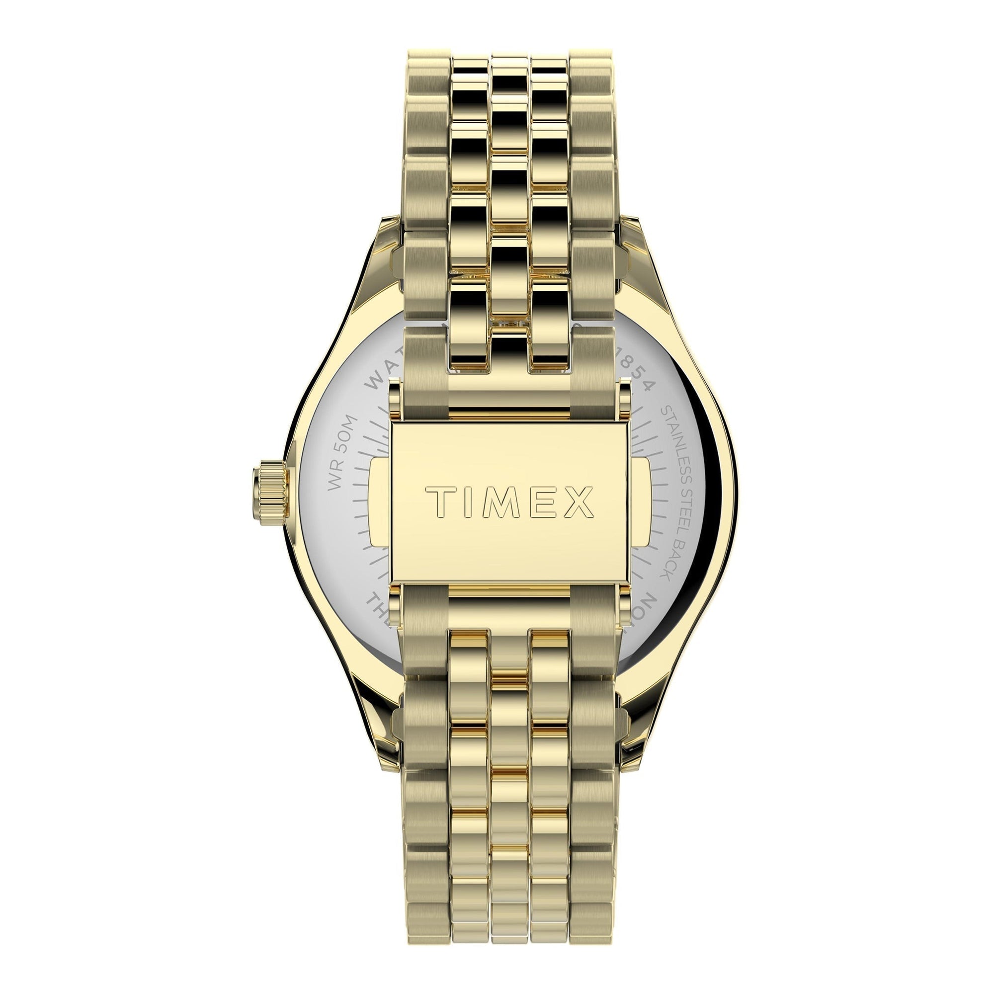 TIMEX Women's Watch with Gold Stainless Steel Case and Gold Stainless Steel Band-2