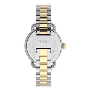 TIMEX Women's Watch with Silver Brass Case and Silver & Gold Stainless Steel Band-2