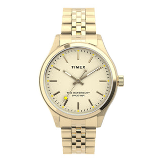 TIMEX Women's Watch with Gold Stainless Steel Case and Gold Stainless Steel Band-0