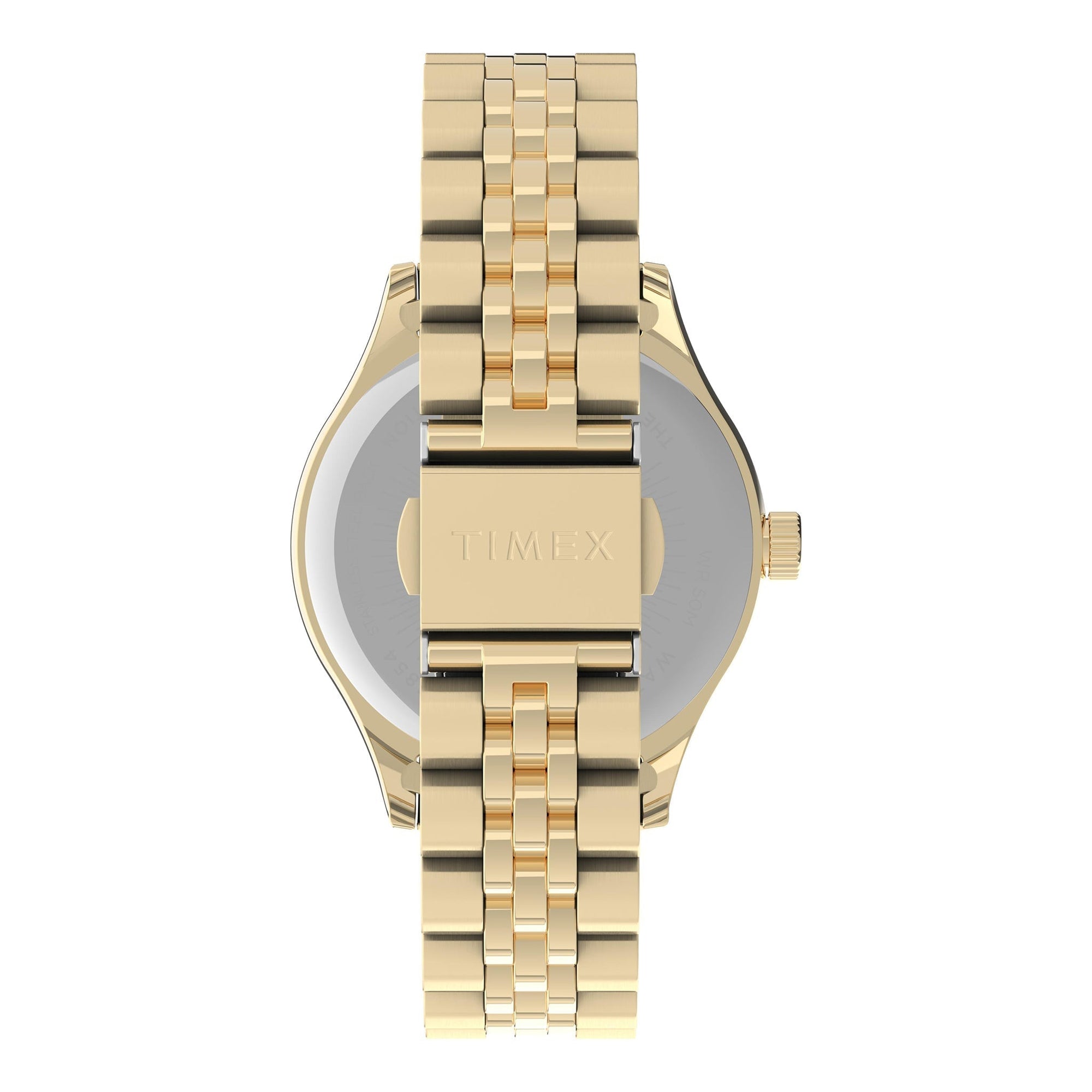 TIMEX Women's Watch with Gold Stainless Steel Case and Gold Stainless Steel Band-2