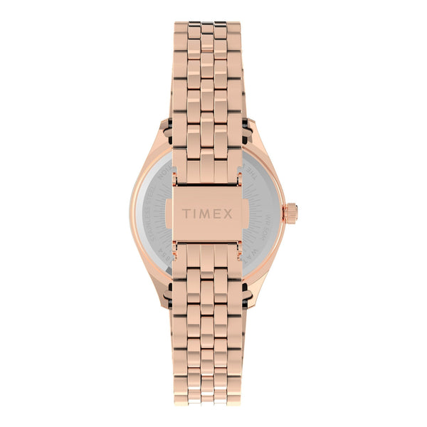 TIMEX Women's Watch with Rose Gold Stainless Steel Case and Rose Gold Stainless Steel Band-2