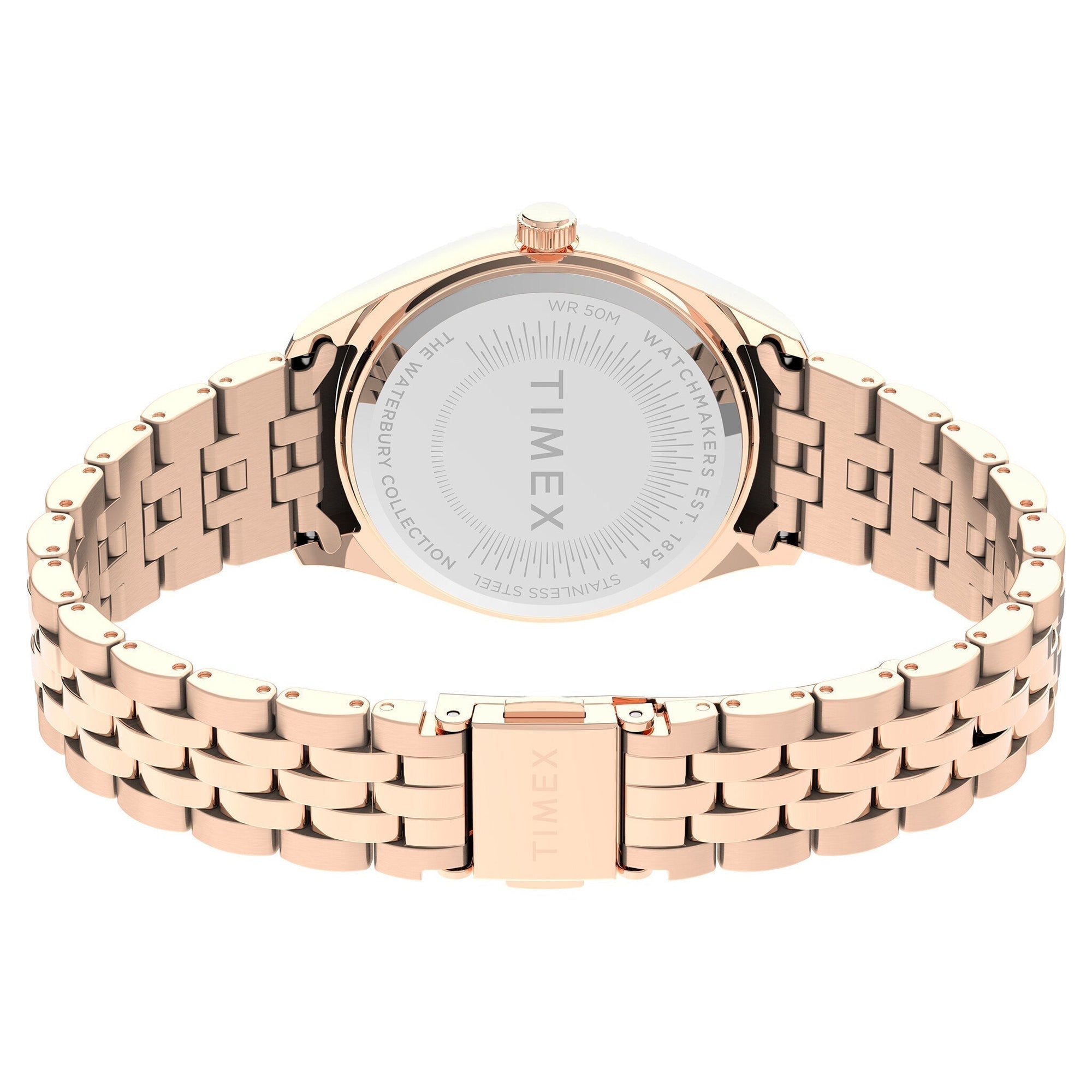 TIMEX Women's Watch with Rose Gold Stainless Steel Case and Rose Gold Stainless Steel Band-3