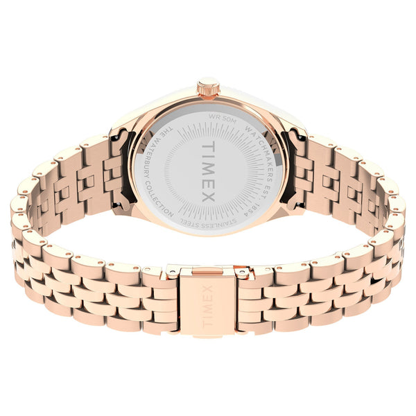 TIMEX Women's Watch with Rose Gold Stainless Steel Case and Rose Gold Stainless Steel Band-3