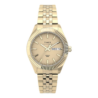 TIMEX Women's Watch with Gold Stainless Steel Case and Gold Stainless Steel Band-0