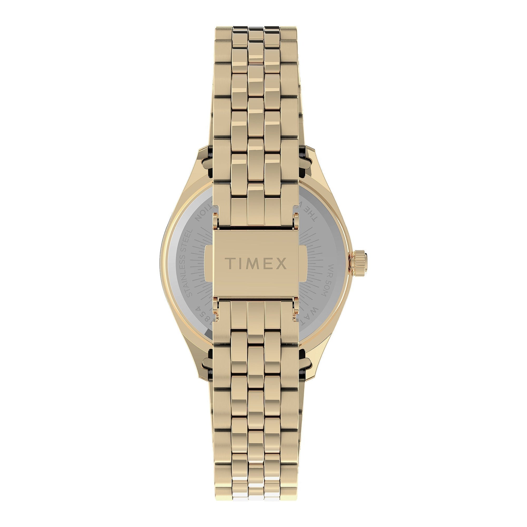 TIMEX Women's Watch with Gold Stainless Steel Case and Gold Stainless Steel Band-2