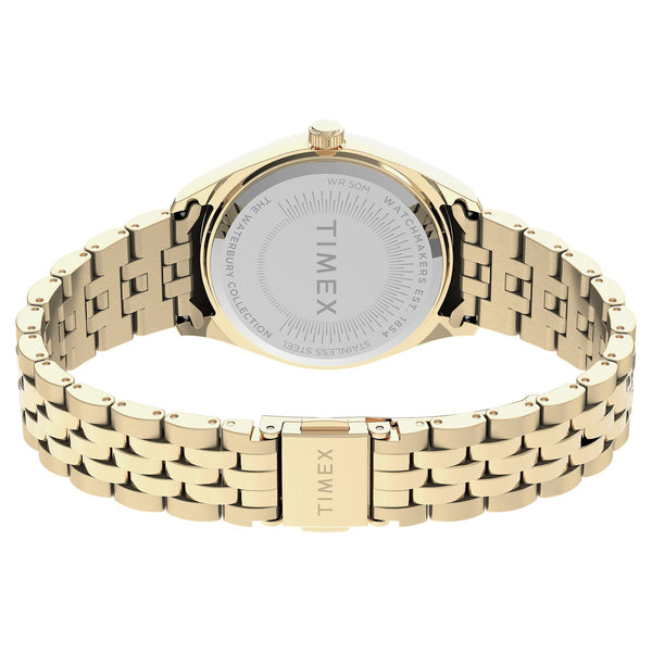 TIMEX Women's Watch with Gold Stainless Steel Case and Gold Stainless Steel Band-3