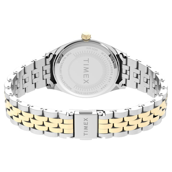 TIMEX Women's Watch with Silver Stainless Steel Case and Silver & Gold Stainless Steel Band-3